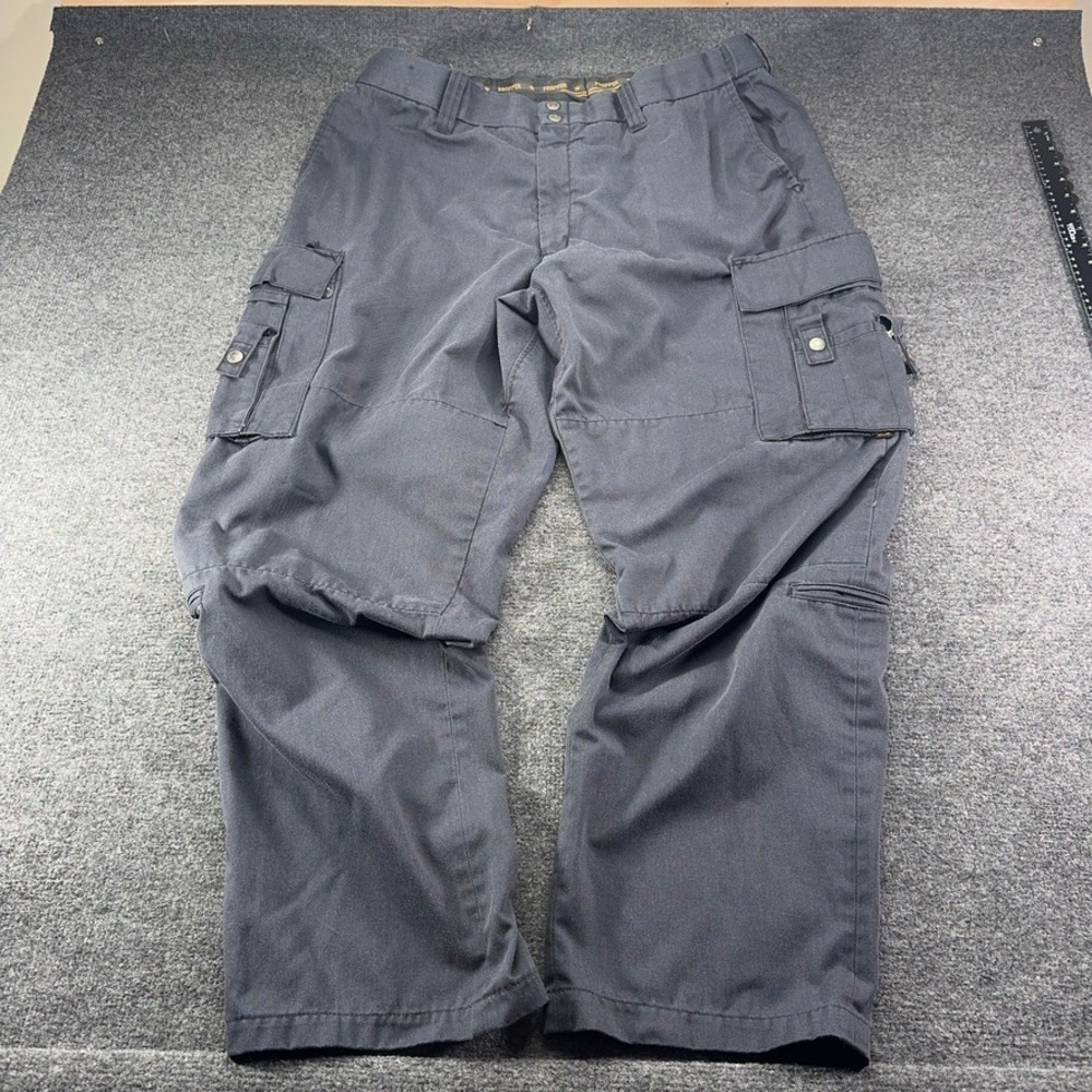Propper Mens Tactical Cargo Pants Black Size 42 Utility Workwear Reinforced Knee